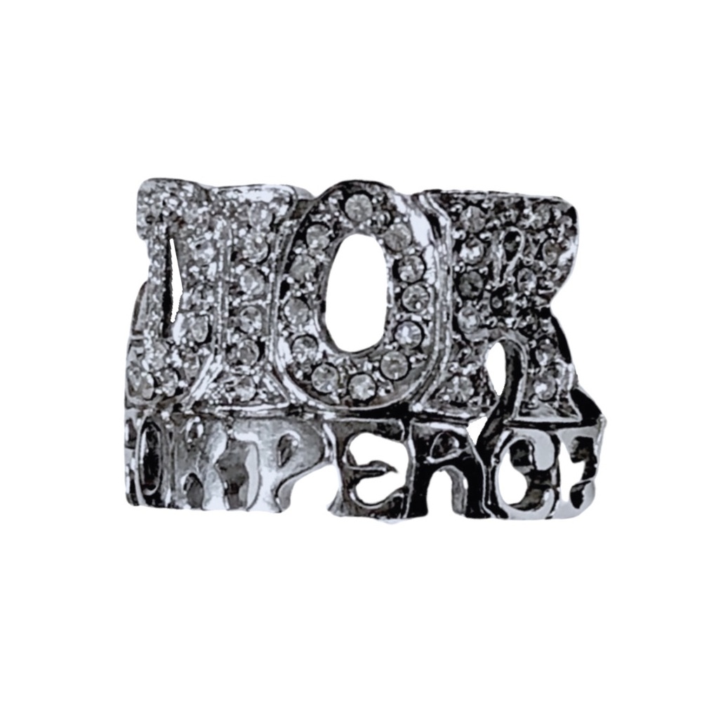 Dior By John Galliano Vintage Dior For Peace Y2K Diamanté Crystal Jewelry Set - Picture 13 of 17